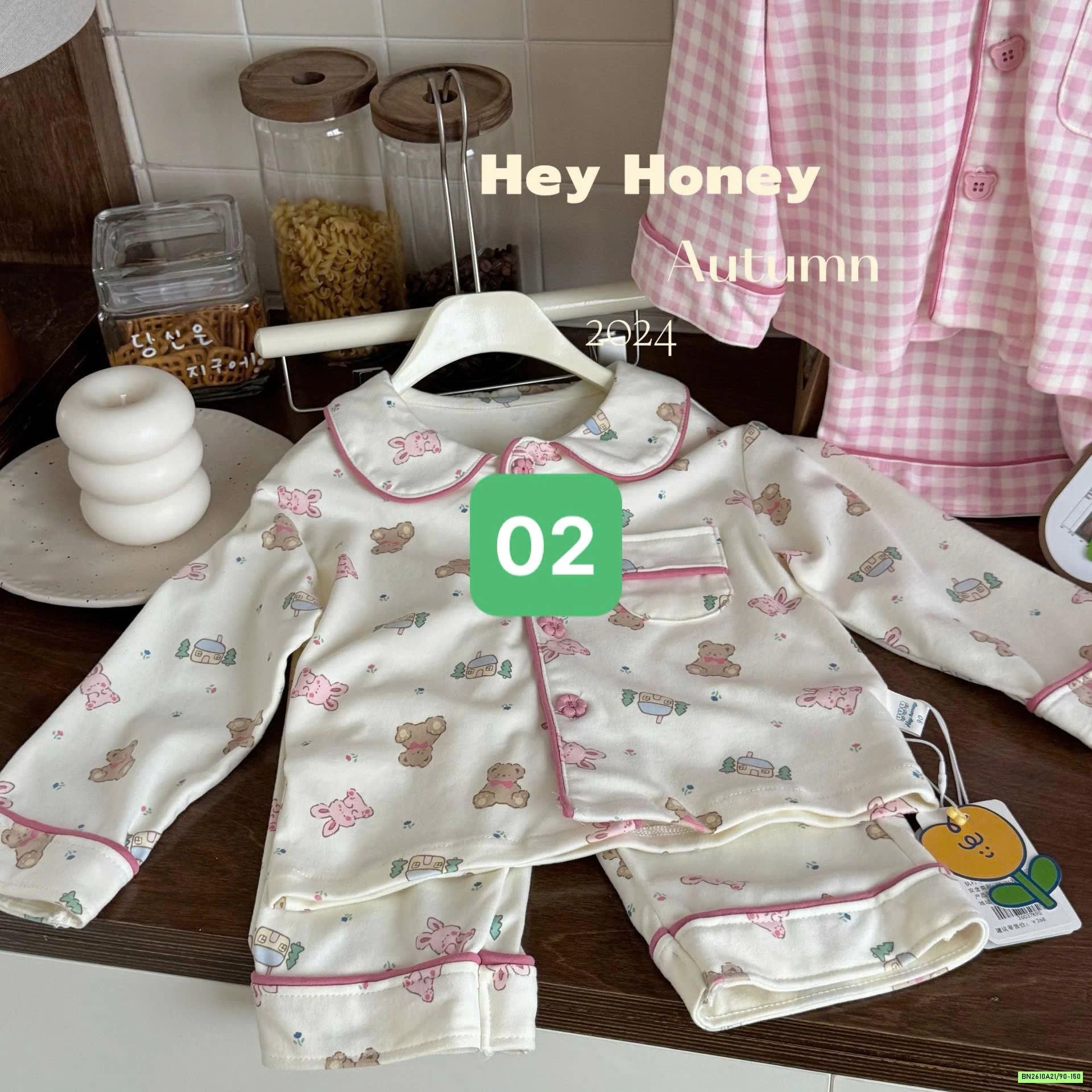 PIZAMA COTTON HNEY MẸ BÉ