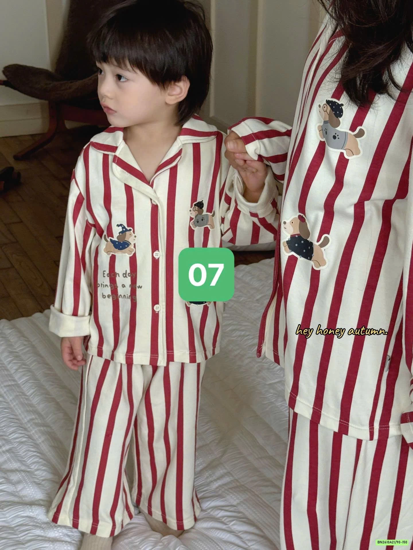 PIZAMA COTTON HNEY MẸ BÉ