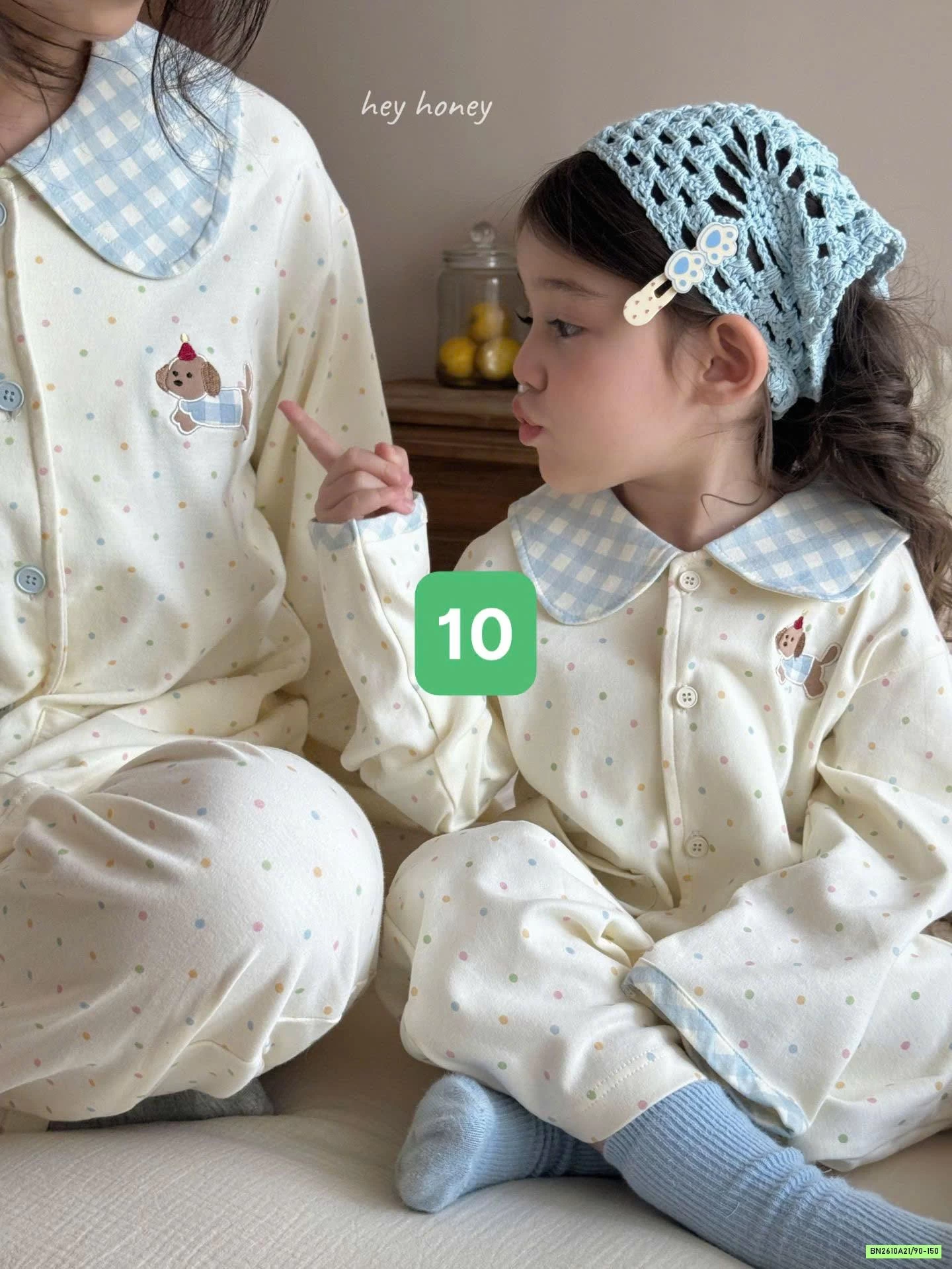 PIZAMA COTTON HNEY MẸ BÉ