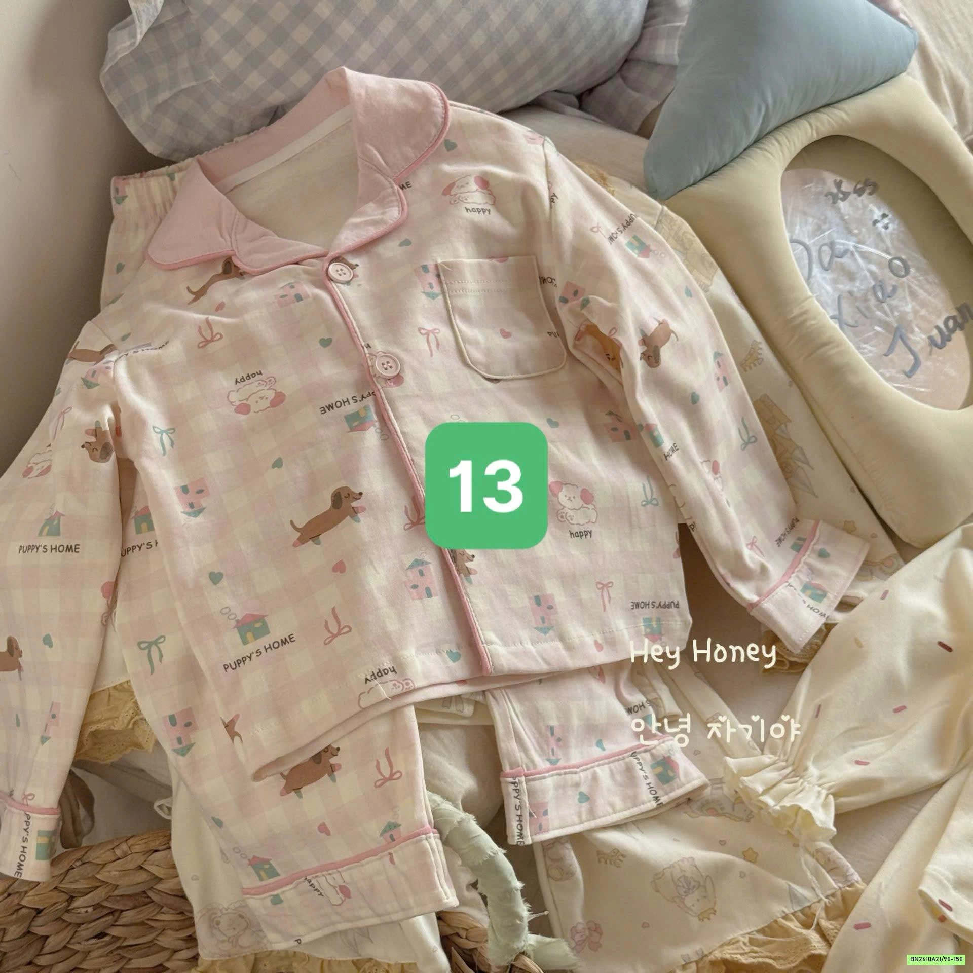 PIZAMA COTTON HNEY MẸ BÉ