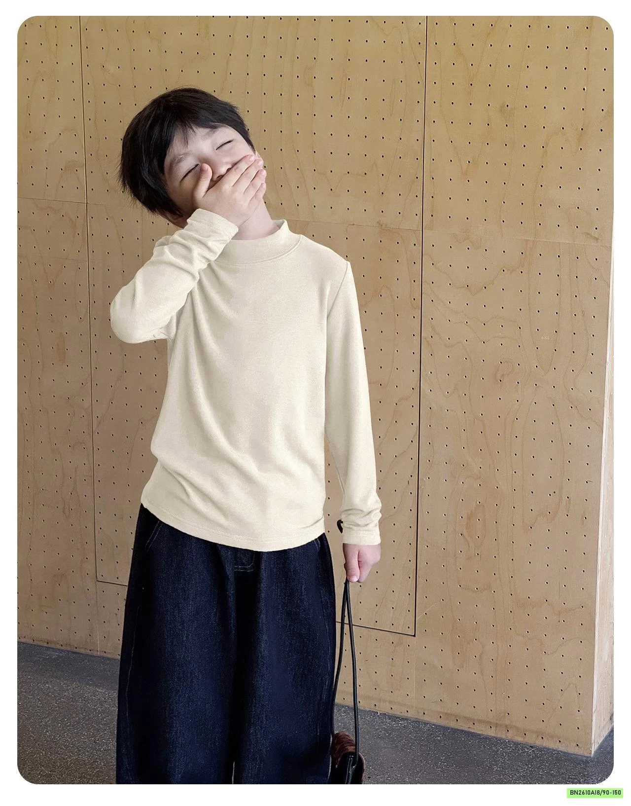 ÁO GIỮ NHIỆT CỔ 3P TRƠN MÀU AOAOKIDS