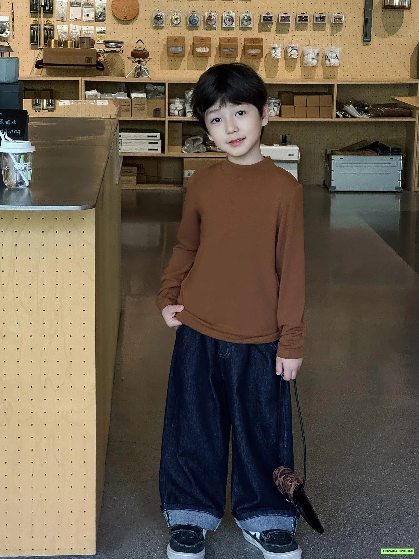 ÁO GIỮ NHIỆT CỔ 3P TRƠN MÀU AOAOKIDS