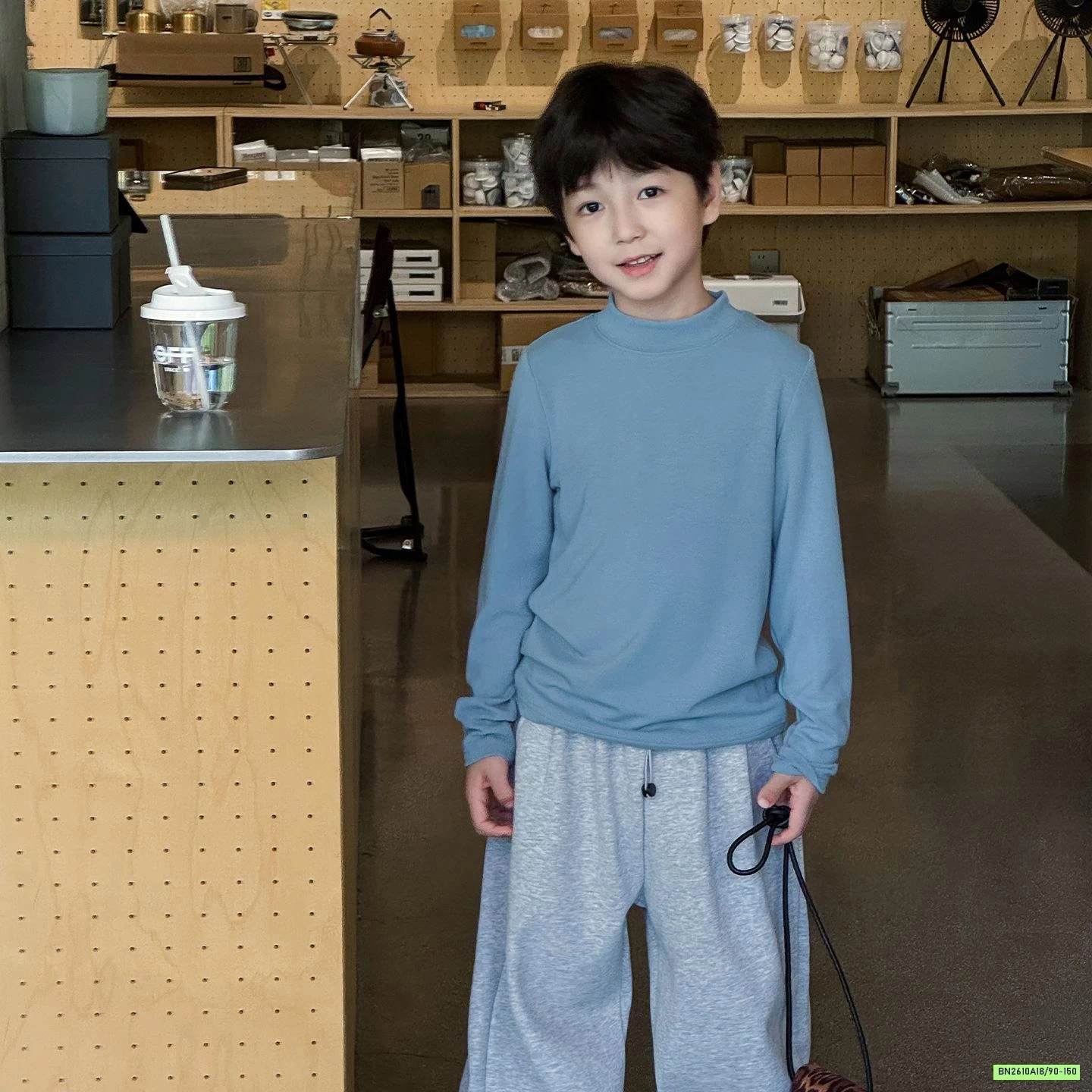 ÁO GIỮ NHIỆT CỔ 3P TRƠN MÀU AOAOKIDS