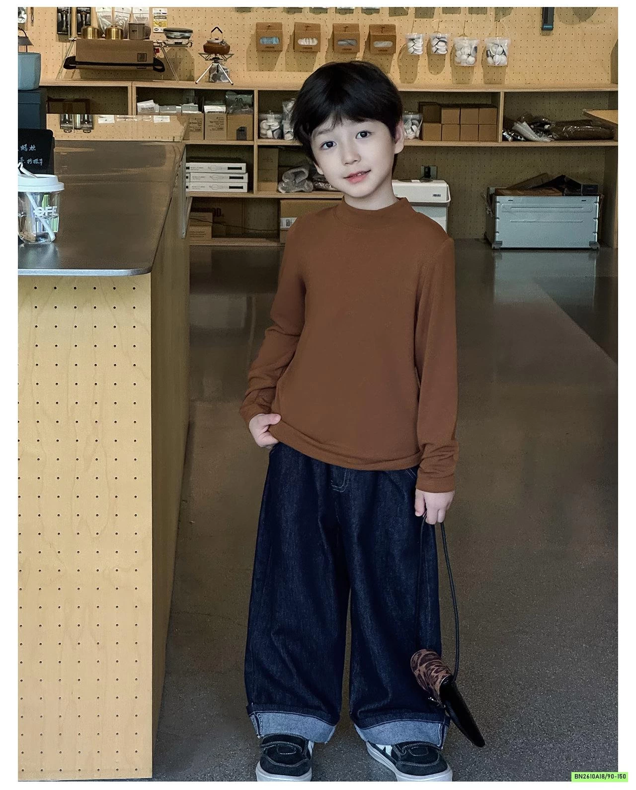 ÁO GIỮ NHIỆT CỔ 3P TRƠN MÀU AOAOKIDS