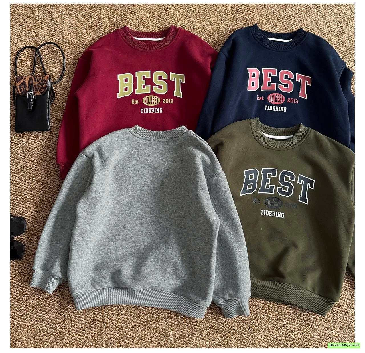 ÁO NỈ BEST LÓT LÔNG AOAOKIDS