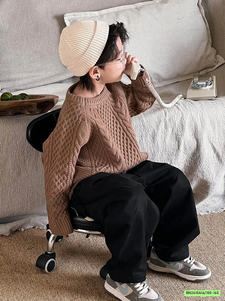 ÁO LEN CỔ TRÒN VẶN THỪNG