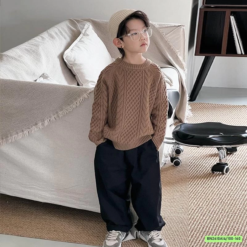 ÁO LEN CỔ TRÒN VẶN THỪNG