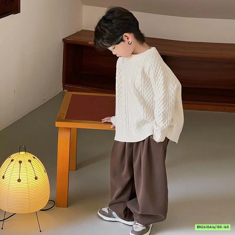 ÁO LEN CỔ TRÒN VẶN THỪNG