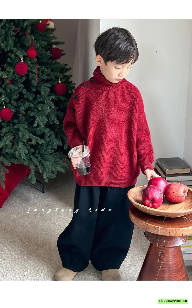 ÁO LEN ĐỎ CỔ LỌ