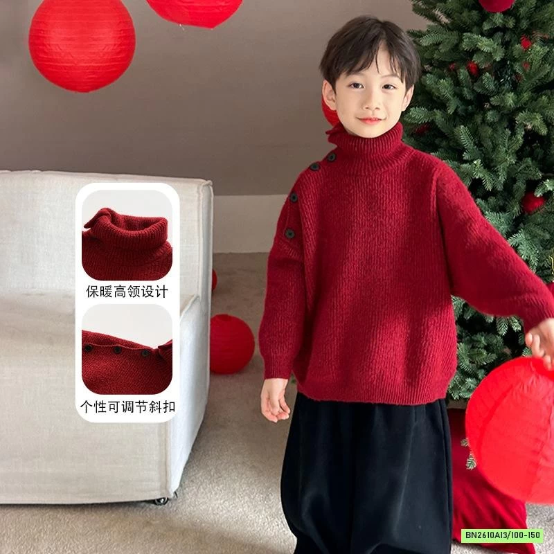 ÁO LEN ĐỎ CỔ LỌ