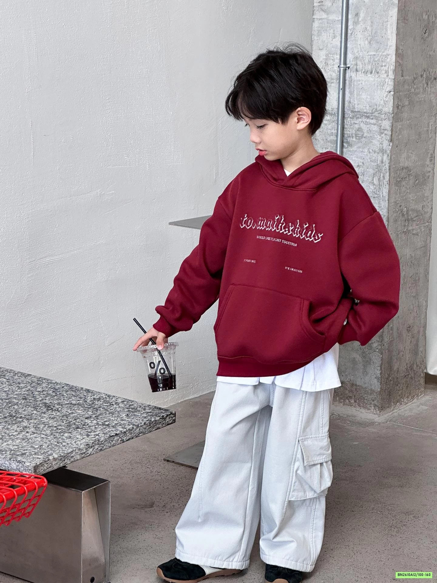 HOODIE NỈ TÚI TRƯỚC LÓT LÔNG CỪU