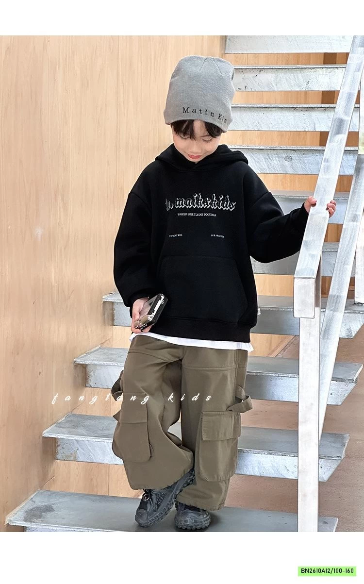 HOODIE NỈ TÚI TRƯỚC LÓT LÔNG CỪU