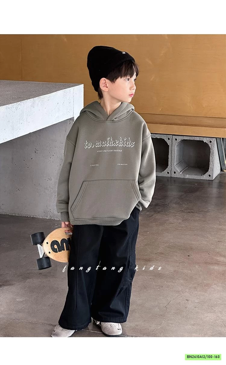 HOODIE NỈ TÚI TRƯỚC LÓT LÔNG CỪU
