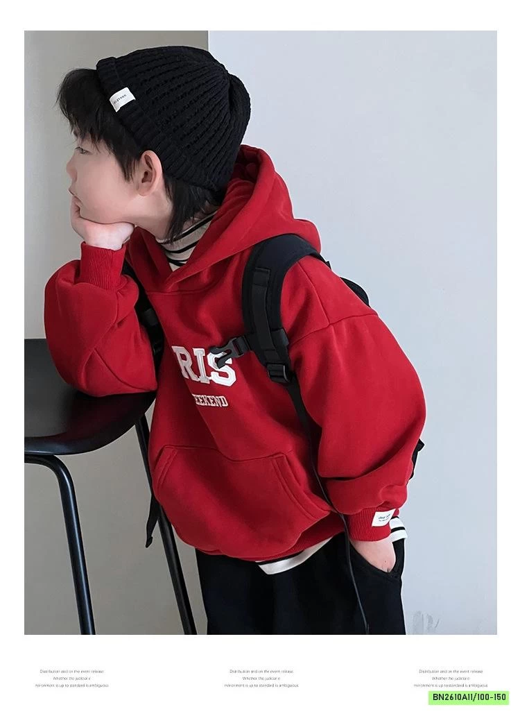 HOODIE NỈ PARIS LÓT LÔNG CỪU