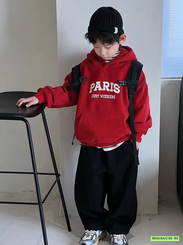 HOODIE NỈ PARIS LÓT LÔNG CỪU