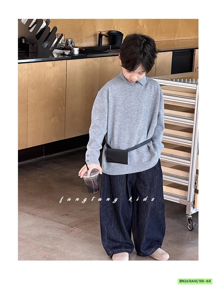 ÁO LEN POLO CÚC CỔ