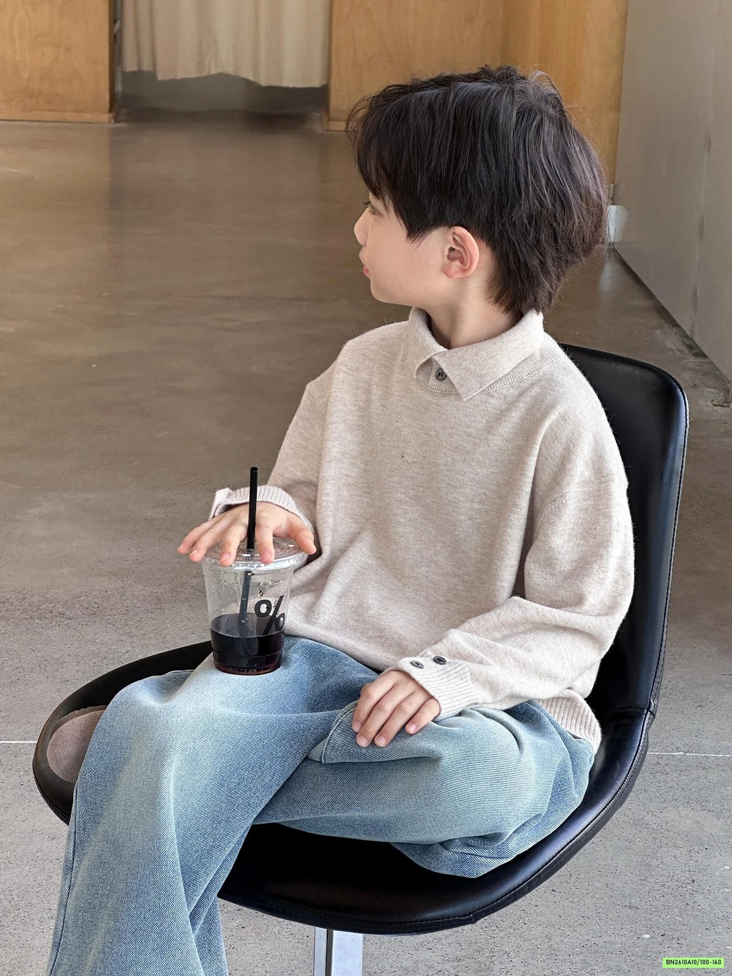 ÁO LEN POLO CÚC CỔ