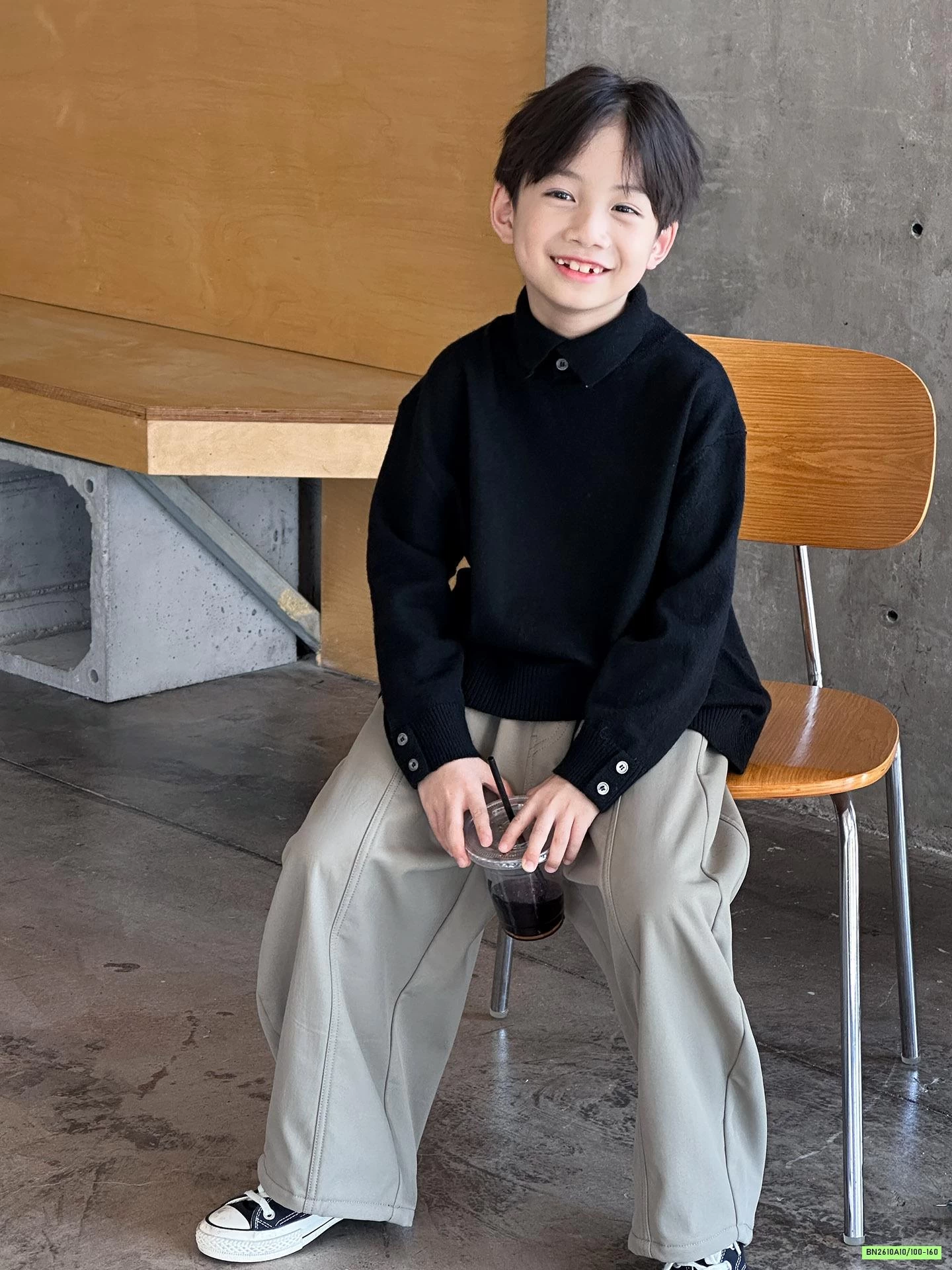 ÁO LEN POLO CÚC CỔ