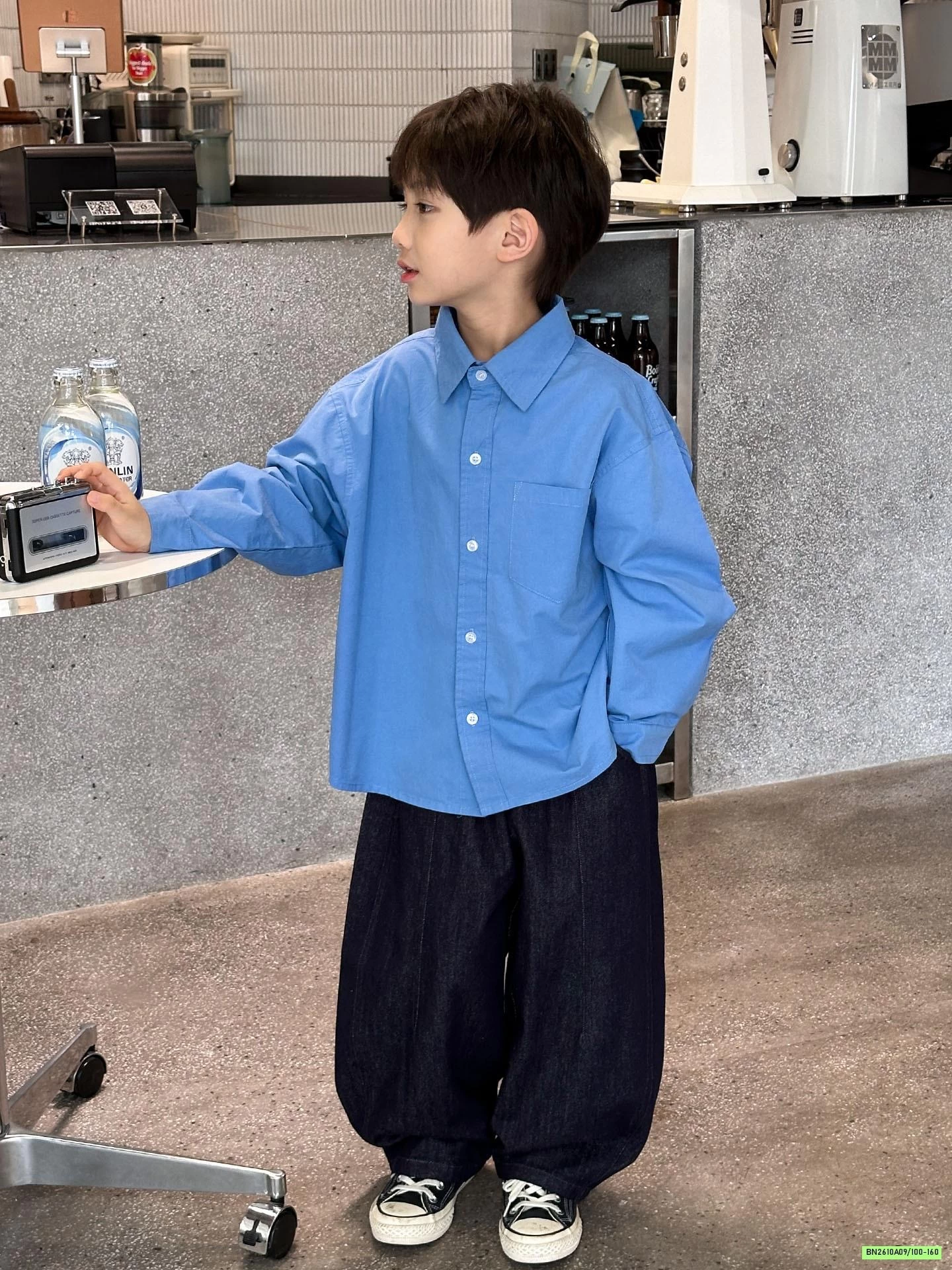 SƠ MI DÀI TAY BASIC TÚI NGỰC