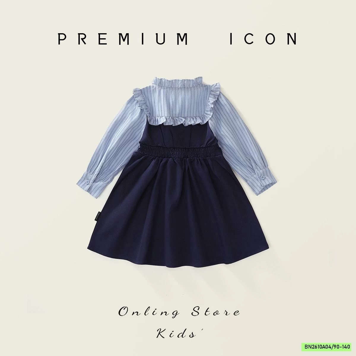 ĐẦM CỔ BÈO THẮT NƠ PREMIUM