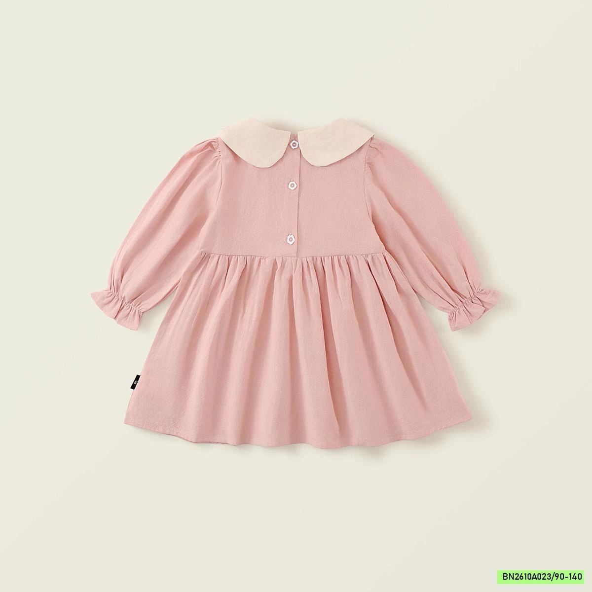 ĐẦM THU CỔ SEN THÊU THỎ PREMIUM