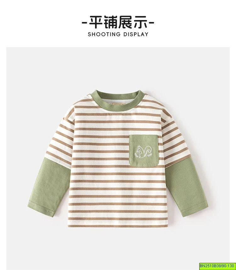 ÁO PHỐI MÀU TAY WELKIDS