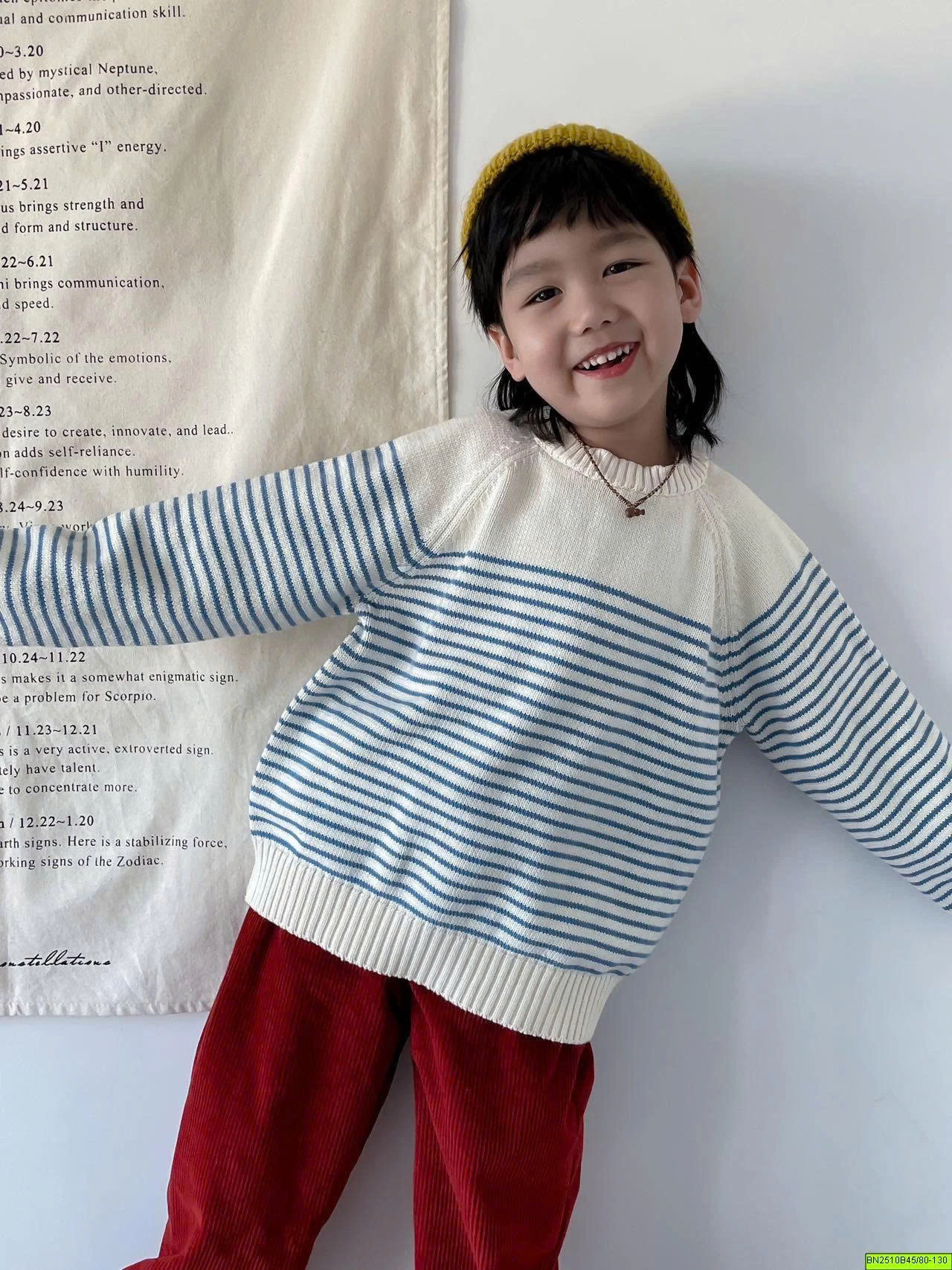 ÁO LEN XANH KẺ NGANG  MTYNIQUEEN