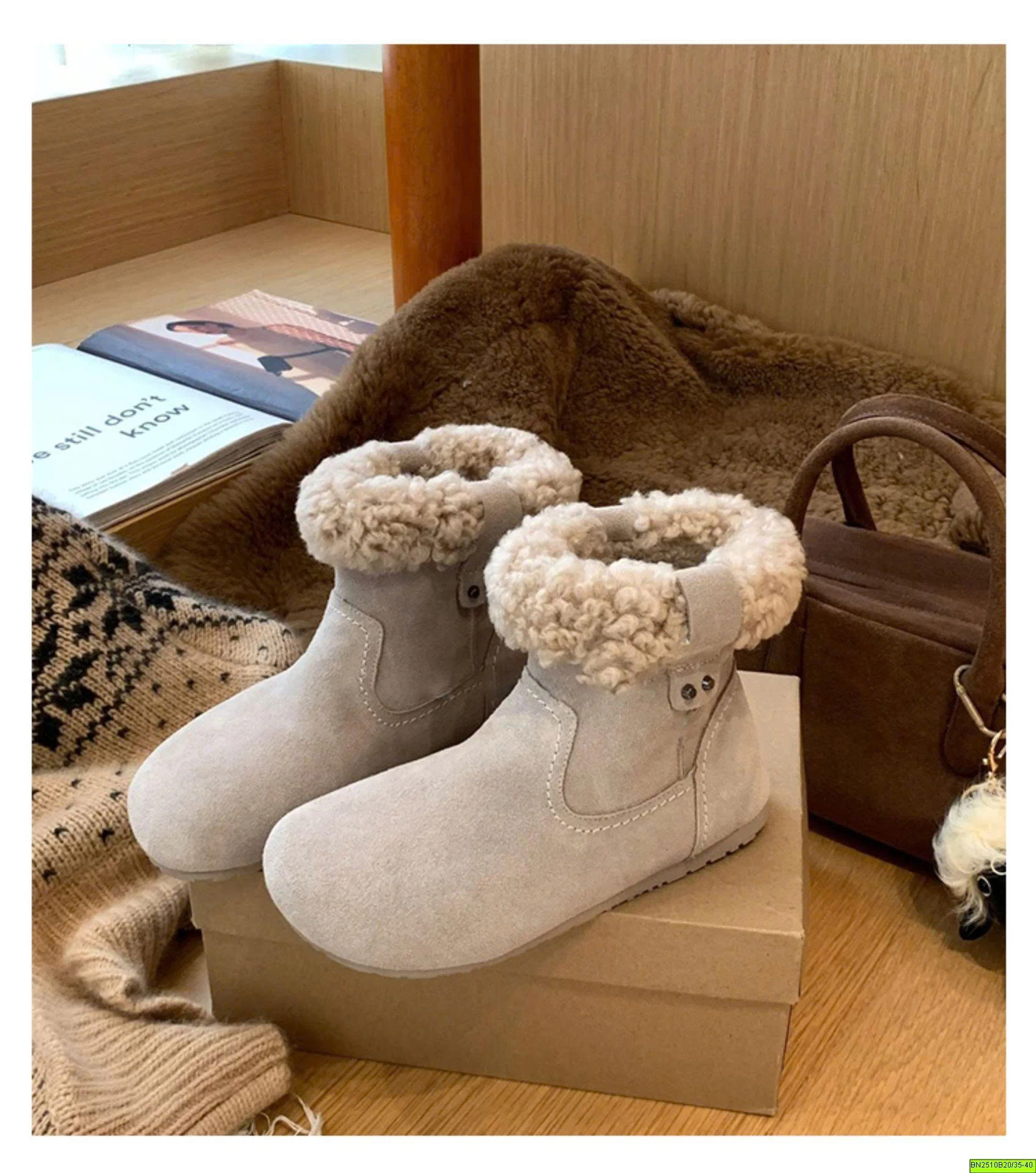 BOOT DA LỘNG LÓT LÔNG