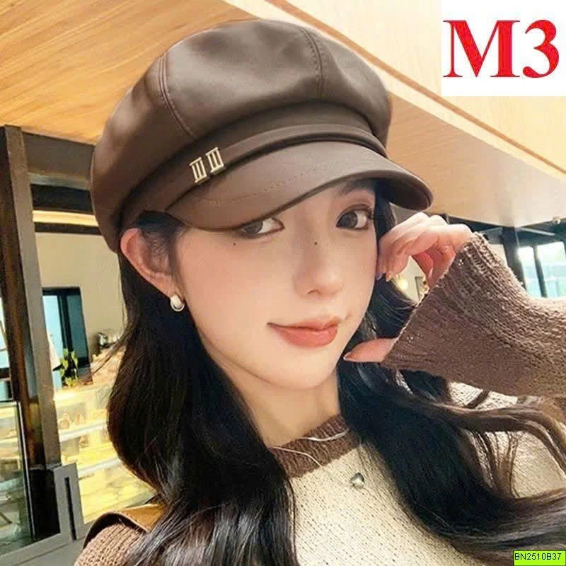 MŨ BERET DA FORM CỨNG