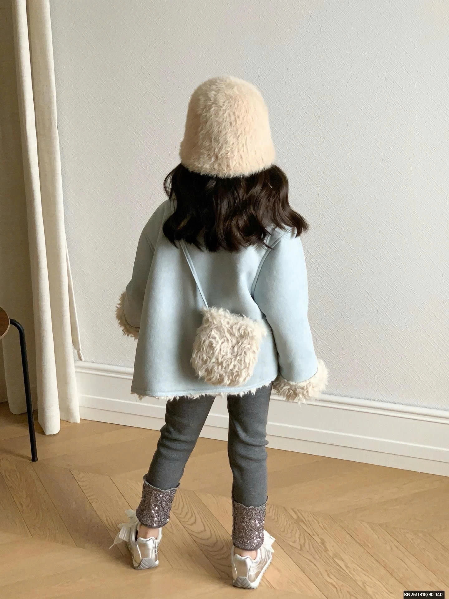 ÁO KHOÁC XANH LÓT LÔNG CỪU TIỂU THƯ