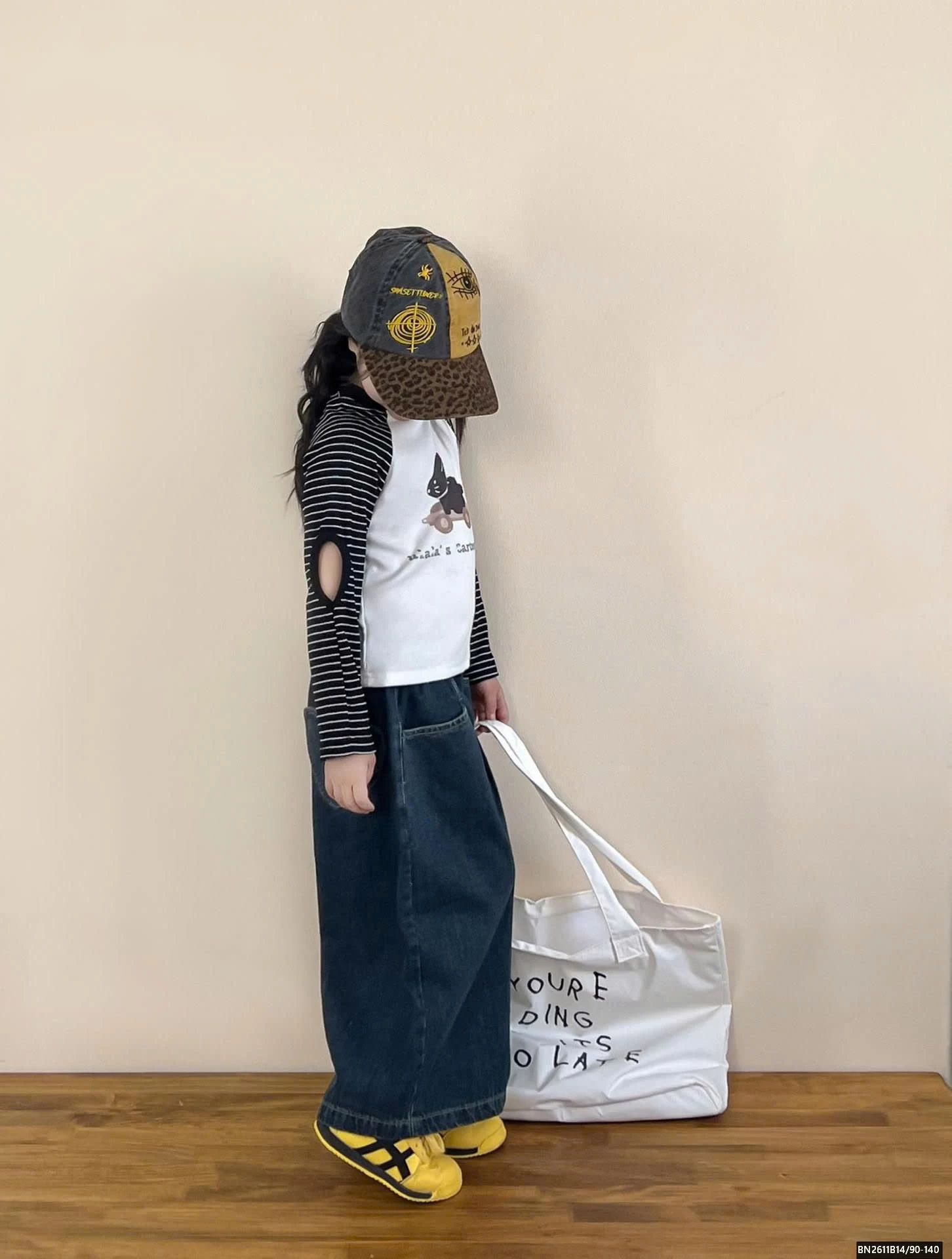 ÁO THUN THỎ MIX QUẦN JEAN TRÁI TIM