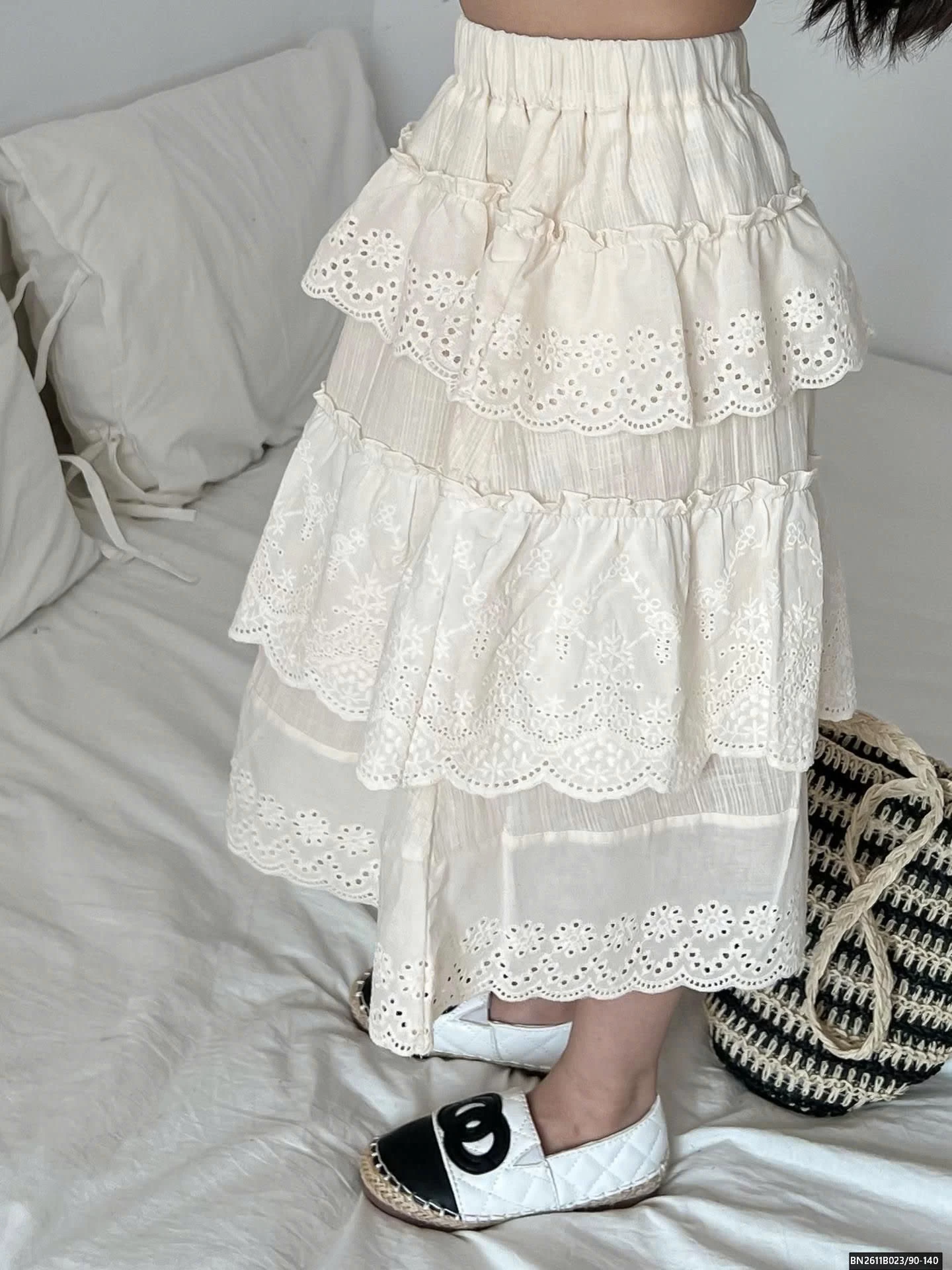 SÉT ÁO SƠ MI BABYDOLL MIX CHÂN VÁY DÁNG DÀI