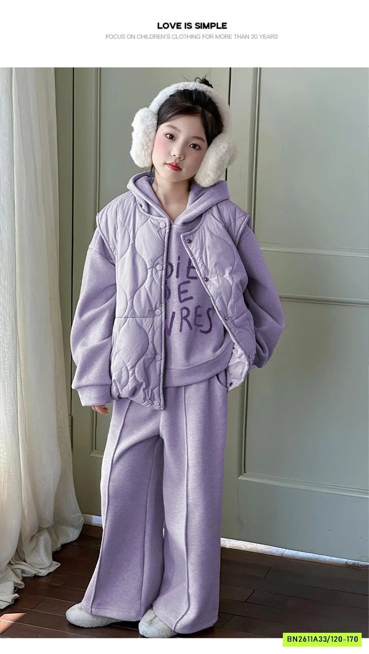 SÉT NỈ HOODIE LÓT LÔNG SZ ĐẠI