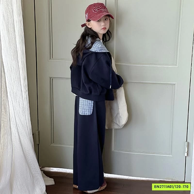 SÉT KHOÁC NỈ XANH THAN PHỐI VIỀN SZ ĐẠI