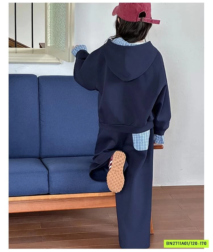 SÉT KHOÁC NỈ XANH THAN PHỐI VIỀN SZ ĐẠI