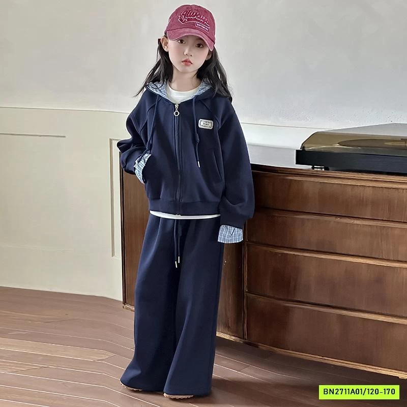 SÉT KHOÁC NỈ XANH THAN PHỐI VIỀN SZ ĐẠI