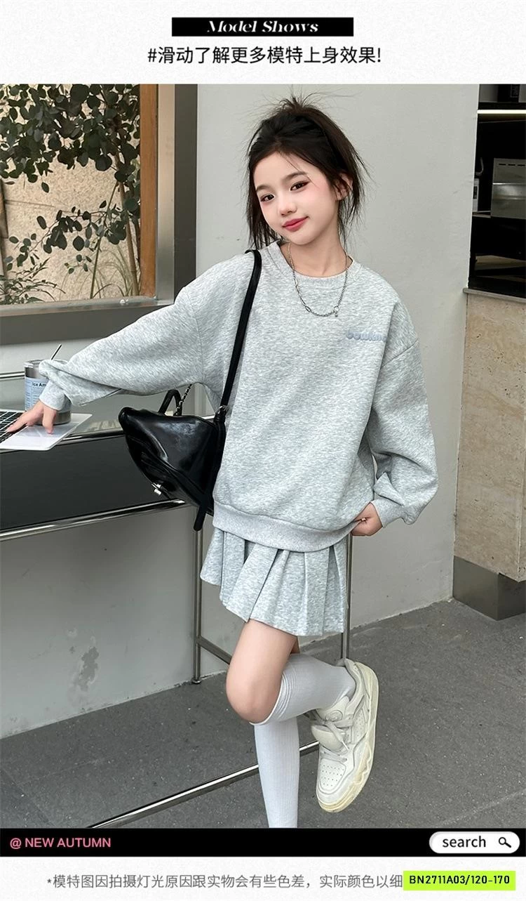 SÉT VÁY NỈ XÁM SZ ĐẠI