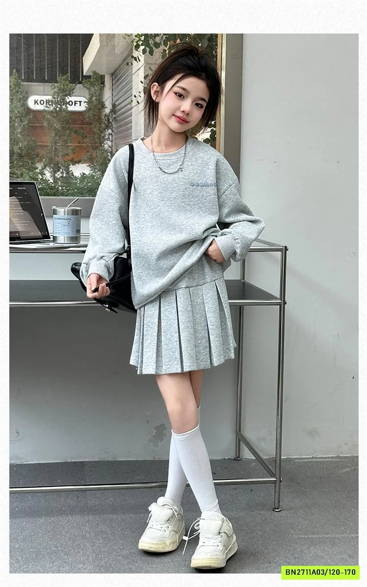 SÉT VÁY NỈ XÁM SZ ĐẠI