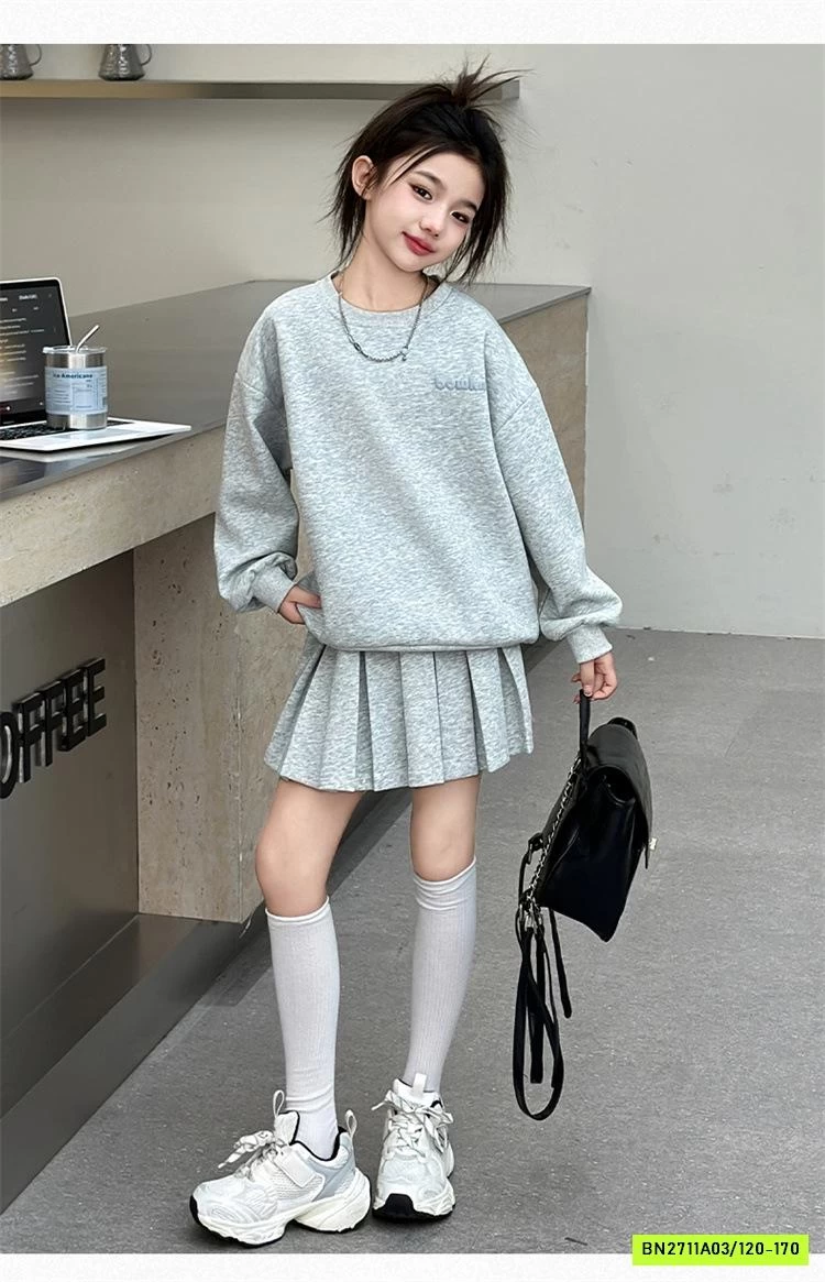 SÉT VÁY NỈ XÁM SZ ĐẠI