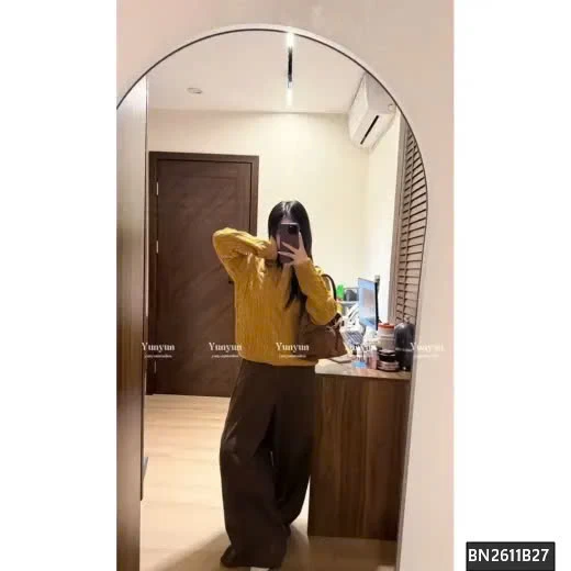 ÁO LEN CỔ POLO THÊU CÚN WGWE