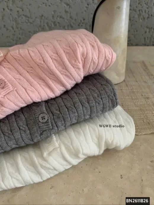 ÁO LEN GÂN CỔ KHUY WGWE