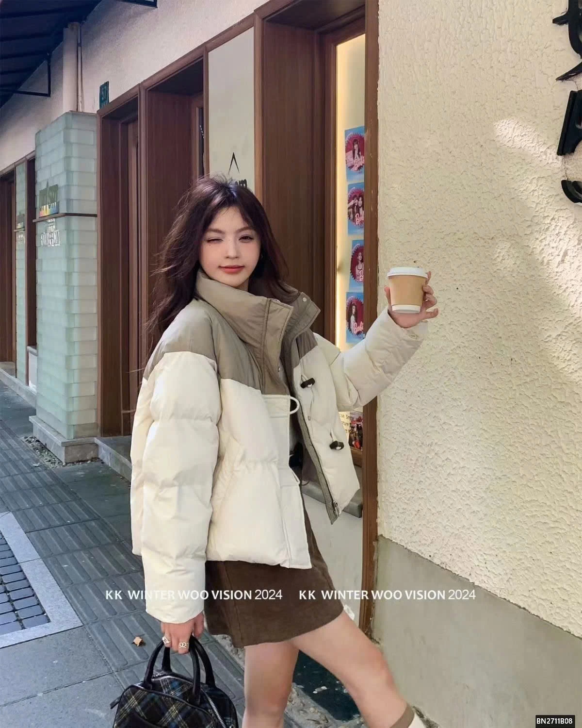 ÁO KHOÁC PHAO PHỐI MÀU NỮ