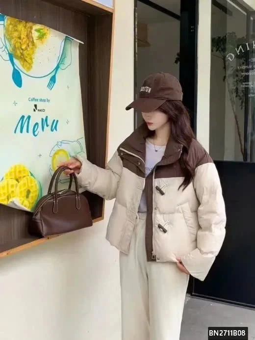 ÁO KHOÁC PHAO PHỐI MÀU NỮ