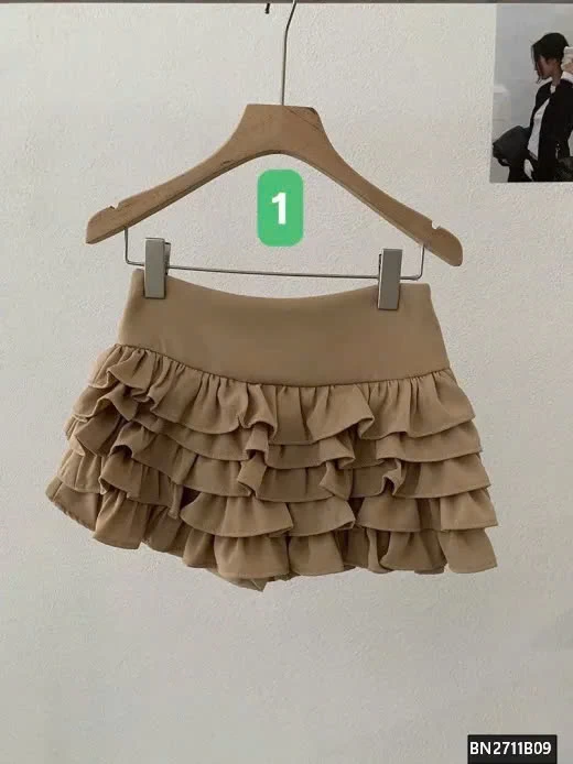 CHÂN VÁY XẾP NHIỀU TẦNG