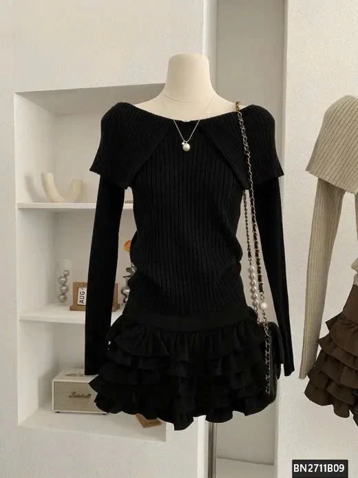 CHÂN VÁY XẾP NHIỀU TẦNG