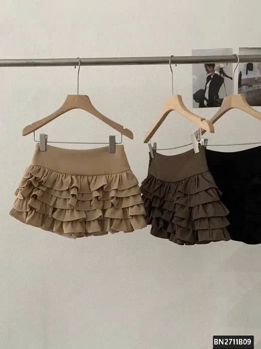 CHÂN VÁY XẾP NHIỀU TẦNG