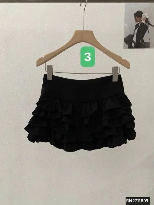 CHÂN VÁY XẾP NHIỀU TẦNG