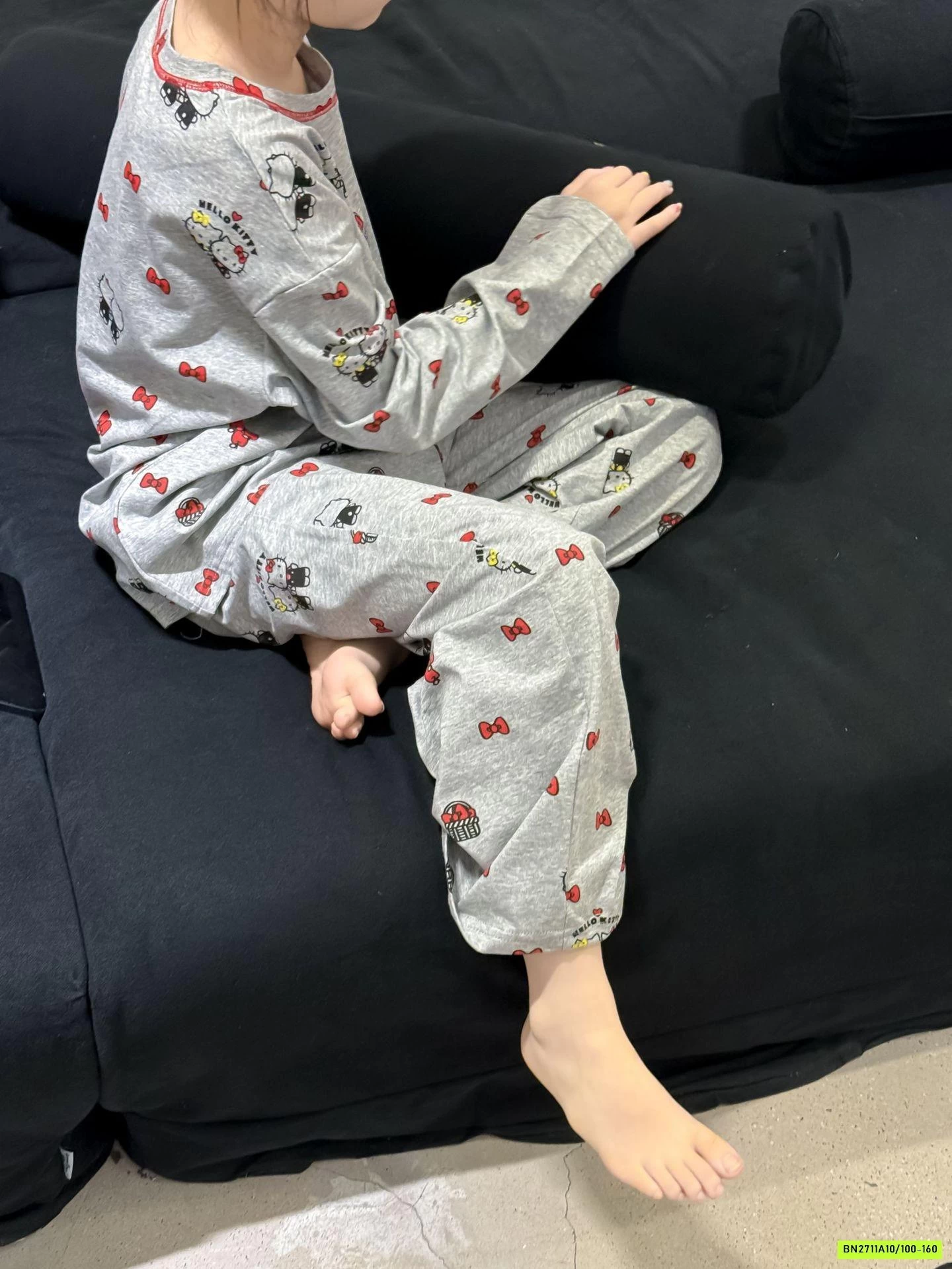 BỘ COTTON XÁM MICKEY