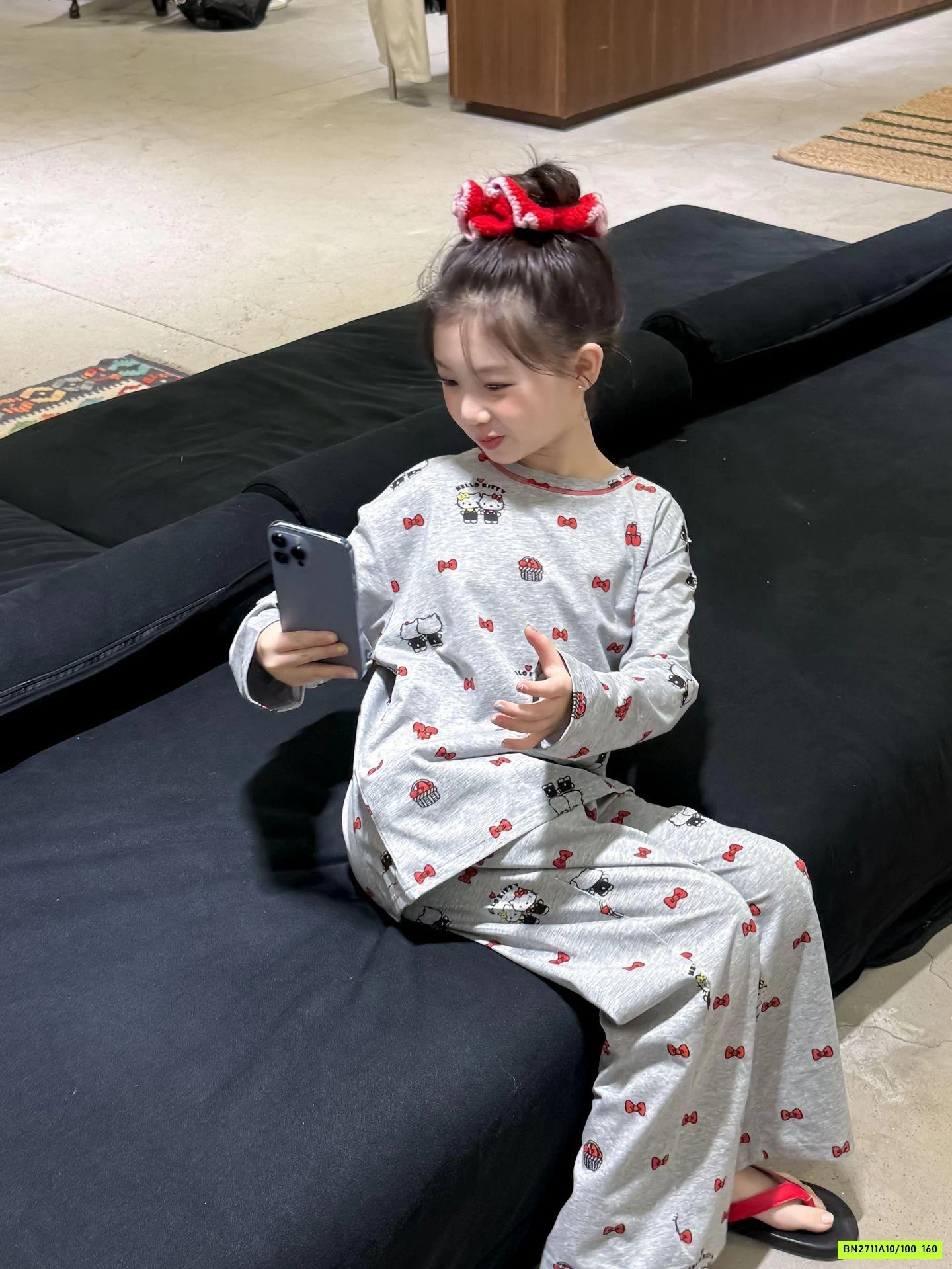 BỘ COTTON XÁM MICKEY