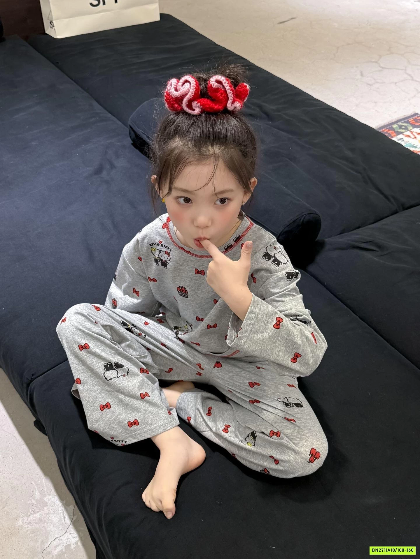 BỘ COTTON XÁM MICKEY
